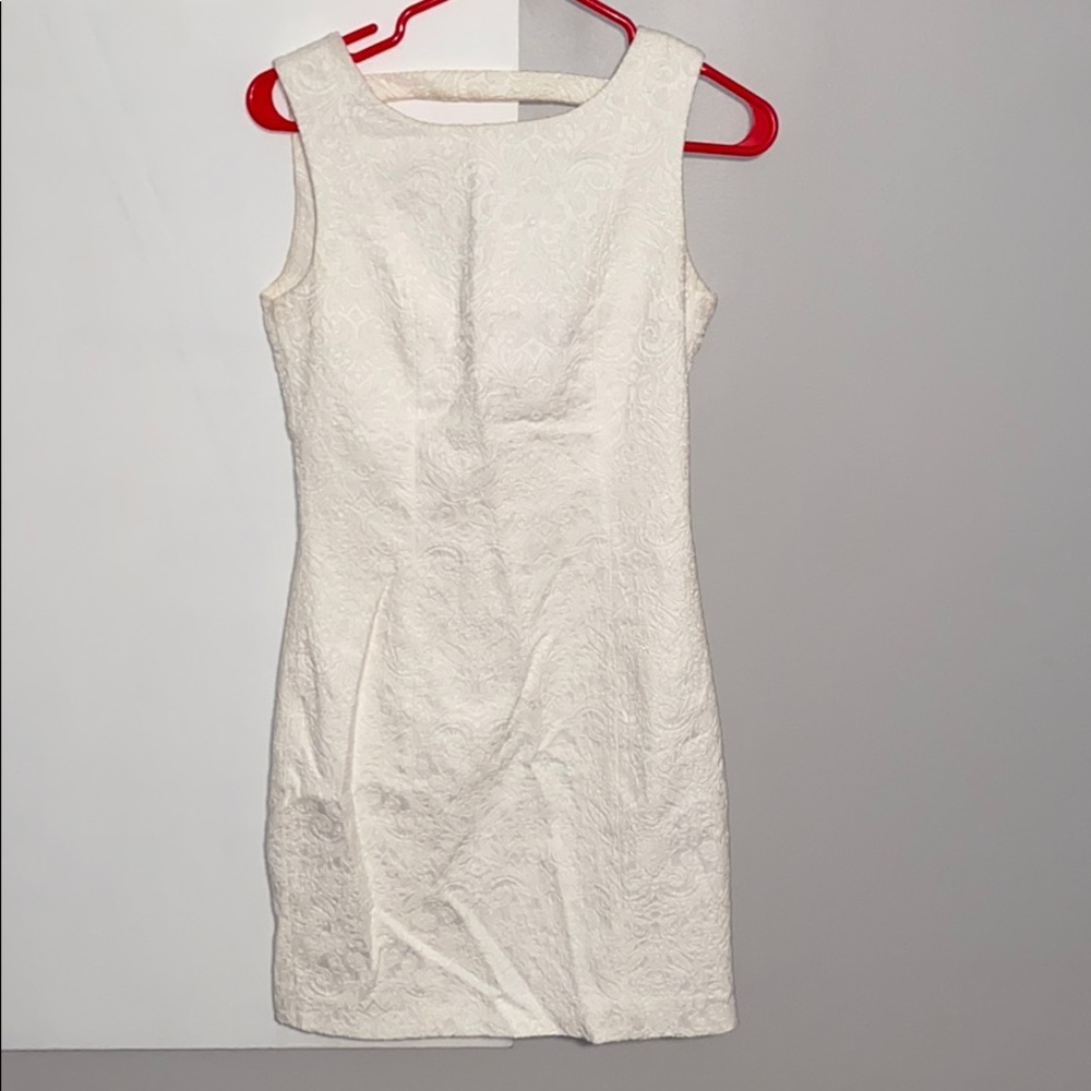 h&m white lace dress